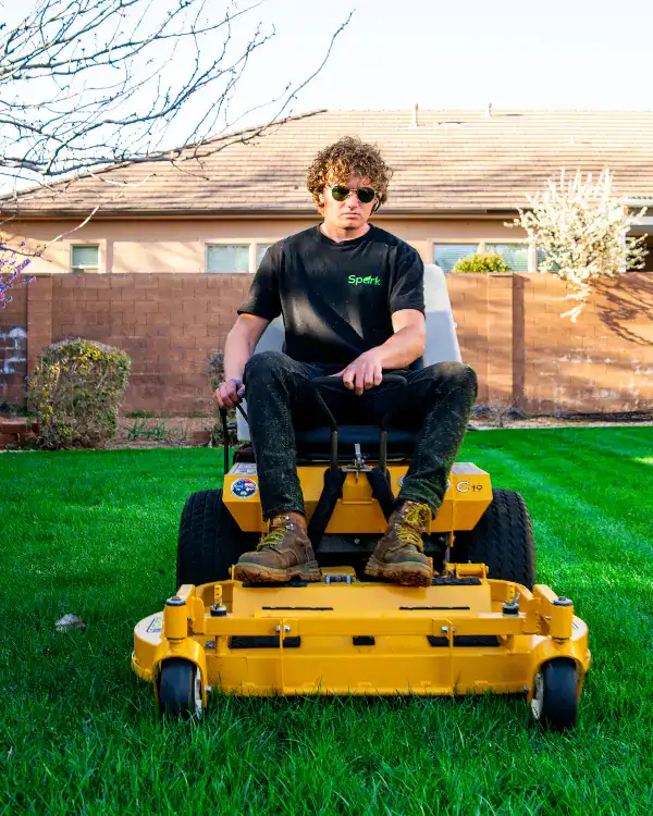 Lawn mowing maintenance in Southern Utah